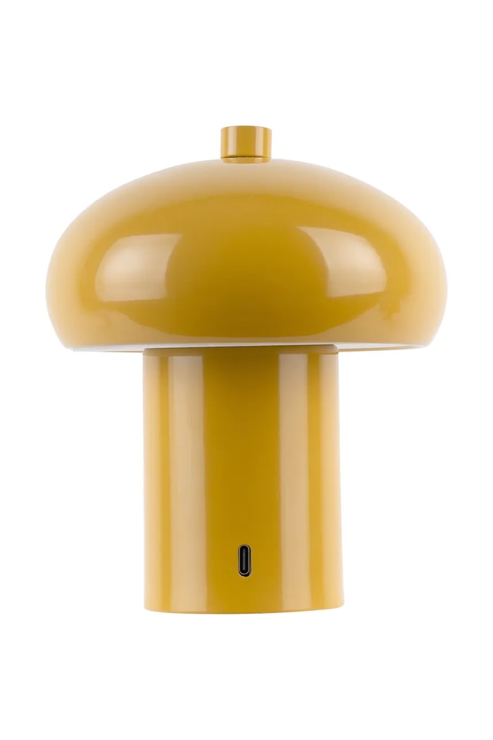 Bezdrátová stolní LED lampa Leitmotiv Retro Seta 12,5 x 15 cm LM2277YE žlutá AA00