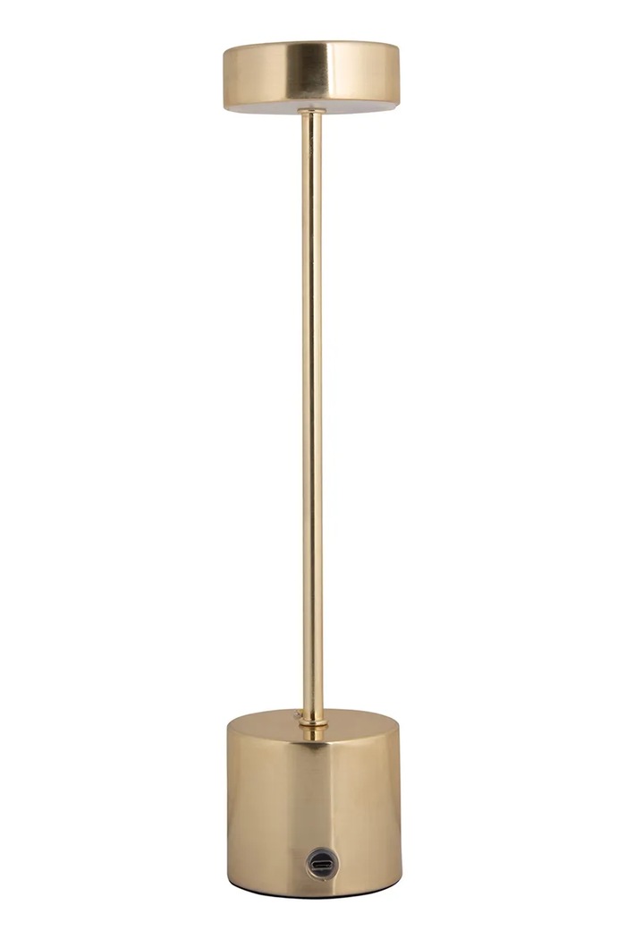 Bezdrôtová led stolná lampa Leitmotiv Ganar 37,5 x 8 cm LM2279GD žltá AA00