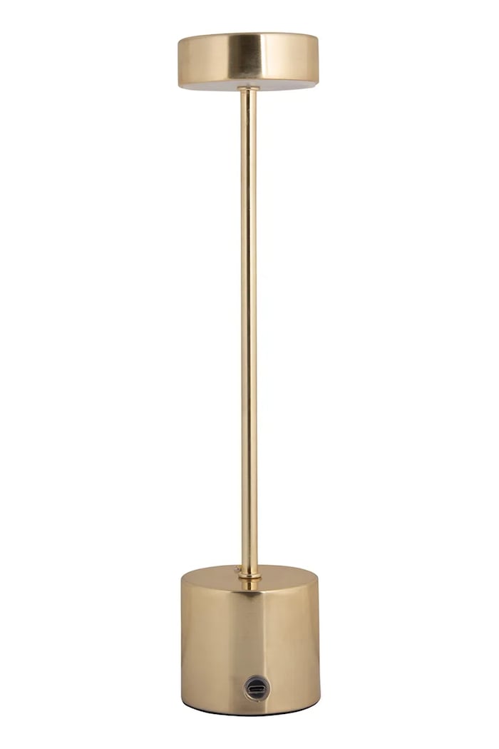 Bezdrôtová led stolná lampa Leitmotiv Ganar 37,5 x 8 cm LM2279GD žltá AA00