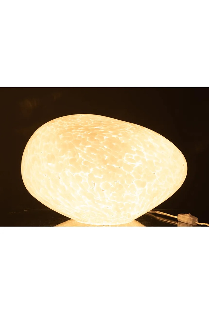 Salon i sypialnia J-Line lampa stołowa 40 x 30 x 26 cm 20632 biały