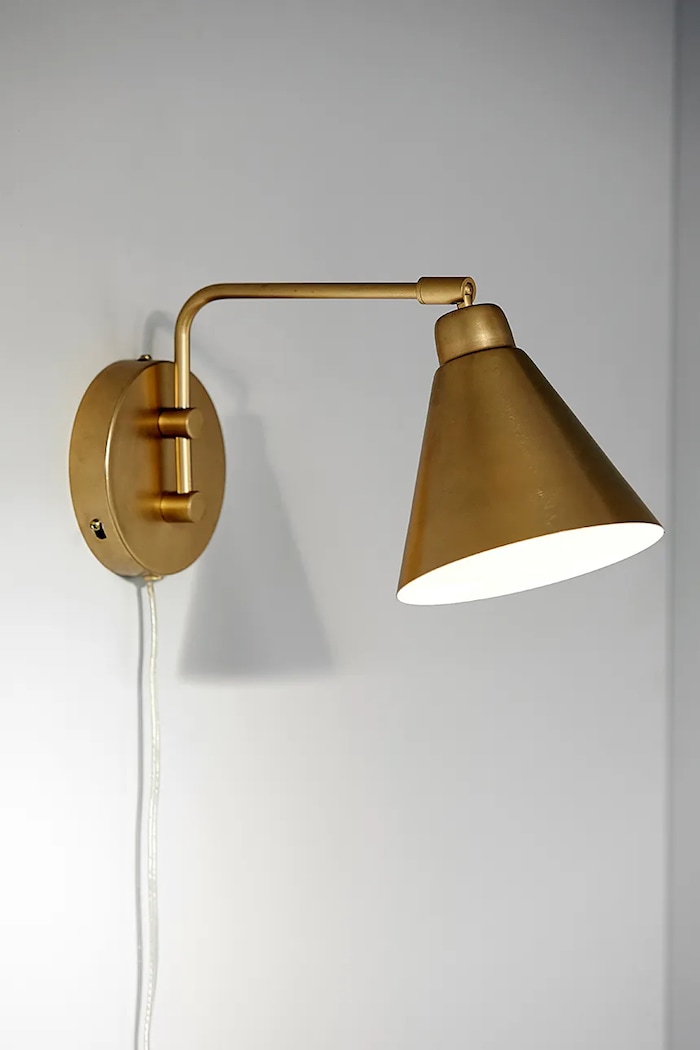 Dnevni boravak i spavaća soba Zidna lampa House Doctor HDGame 30 x 18 x 15,5 cm 203660643 zlatna