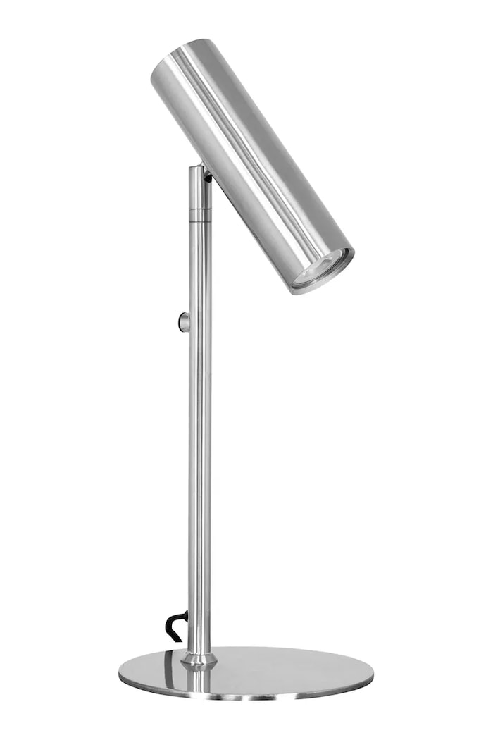 Stolná lampa House Nordic Paris 20 x 20 x 47 cm strieborná 6450006