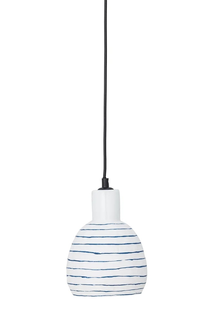 Závesná lampa Bloomingville Elga 14,5 x 21,5 cm biela 82068762