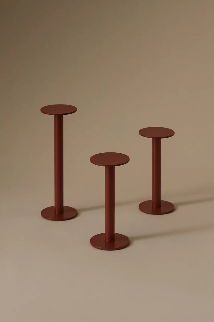 Nappali és hálószoba HAY vezeték nélküli led lámpa Host 22 x 10 cm AF421.F521.AP75 burgundia