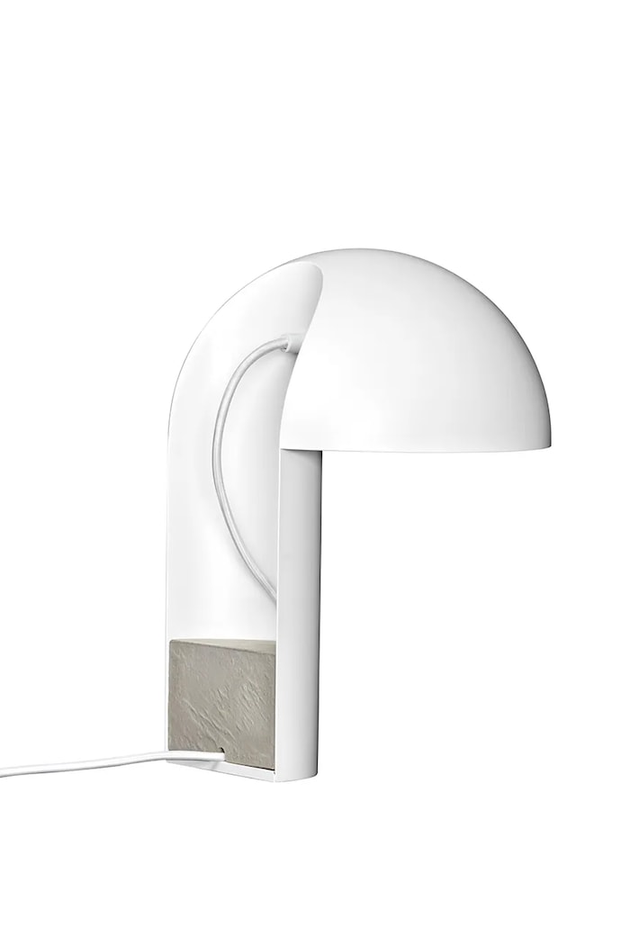 Gejst lampa stolná z nehrdzavejúcej ocele 28 x 40 cm G40101 biela AA00