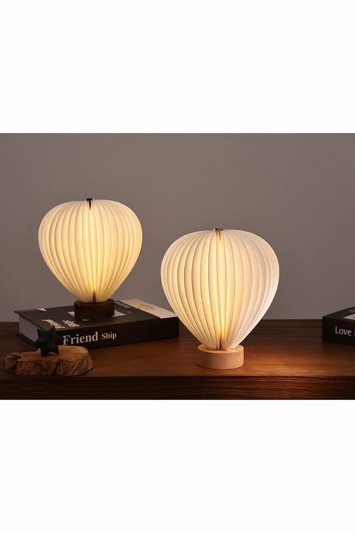Gingko Design lampa LED z papieru 18,2 x 7,2 x 20 cm brązowy G070WT