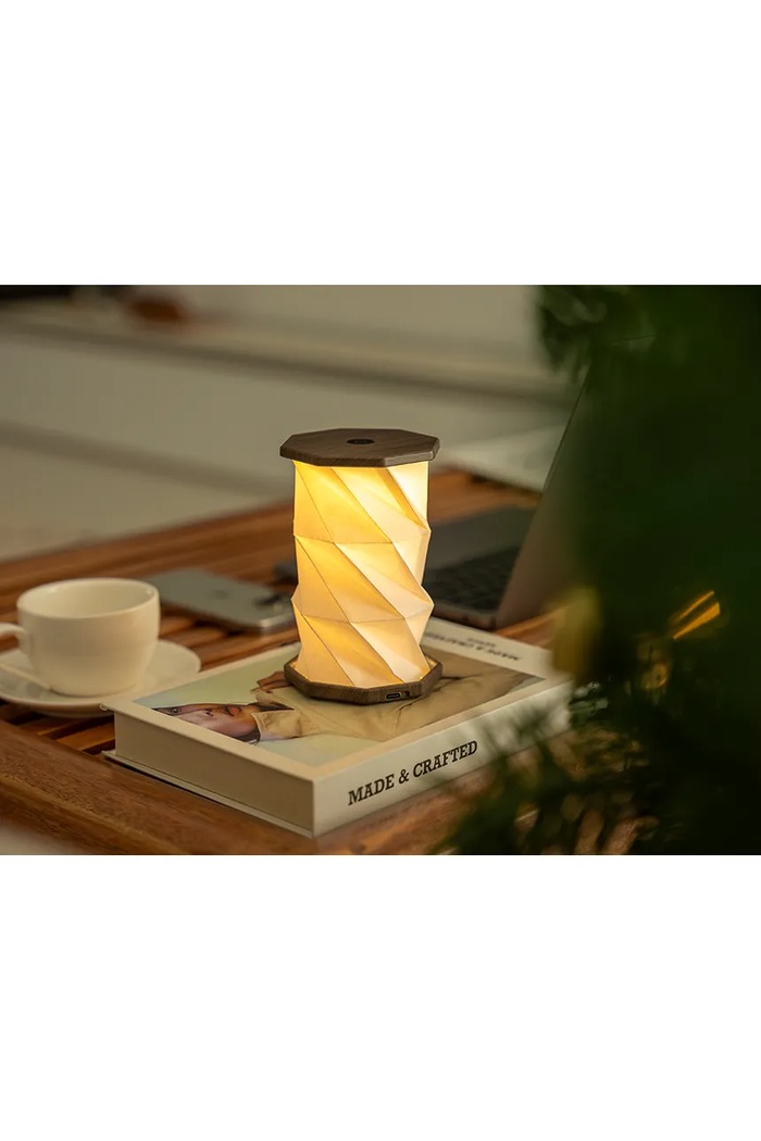 Gingko Design настільна лампа нічна 8,2 x 8,2 x 1,5 cm коричневий G036M.WT