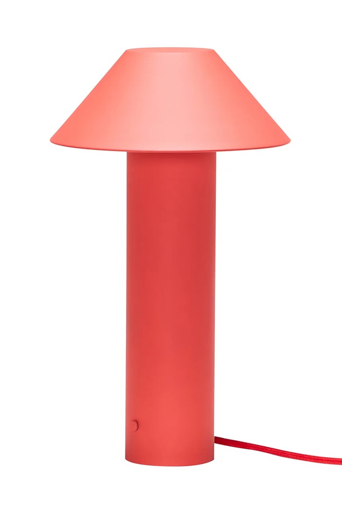 Hübsch stolní lampa 19 x32 cm červená 962109