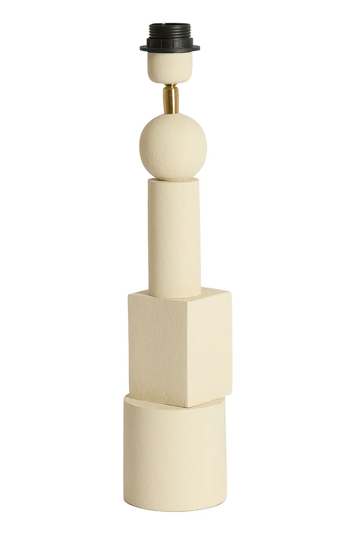 Light & Living bază pentru lampă de masă din metal 10 x 40,5 cm bej 8317943