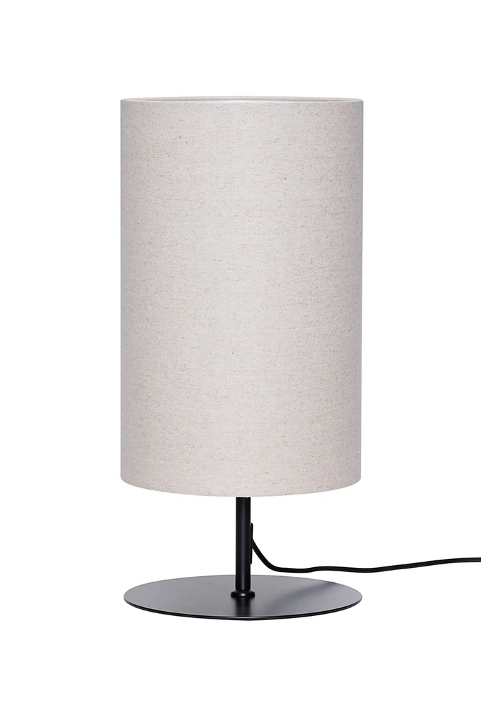 Hübsch Lampa stołowa bawełniana 24 x 50 cm beżowy 992144