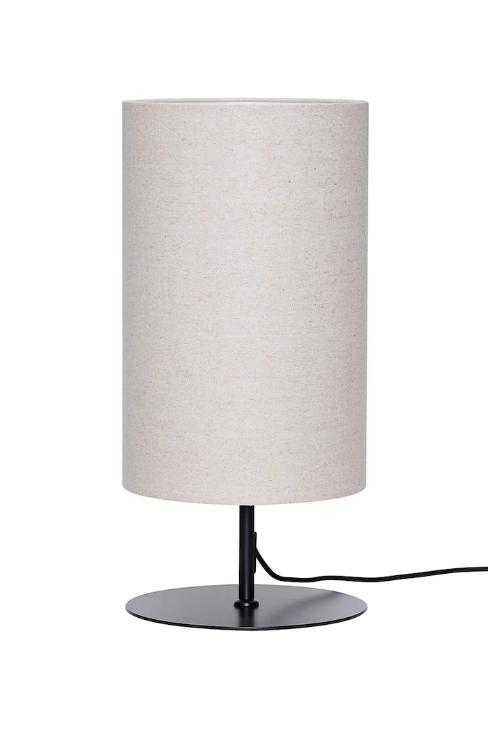 Hübsch Lampa stołowa bawełniana 24 x 50 cm beżowy 992144