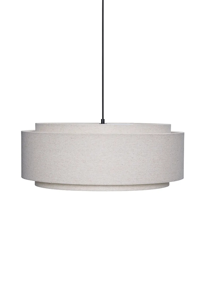 Hübsch Lampa bawełniana 60 x 23 cm beżowy 992142