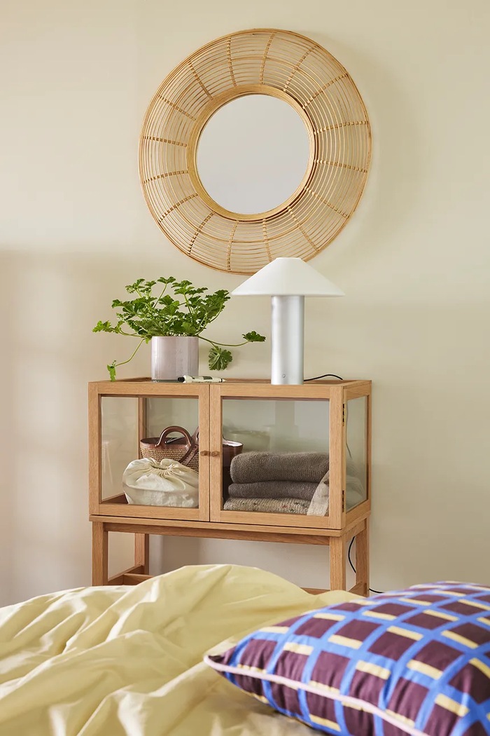 Lampa stołowa z żelaza 35 x 40 cm Hübsch 962021 szary