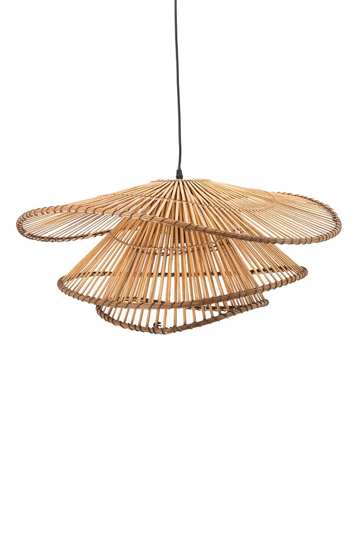 By-Boo Lampa wisząca z trzciny morskiej 65 x 36 cm beżowy 250218