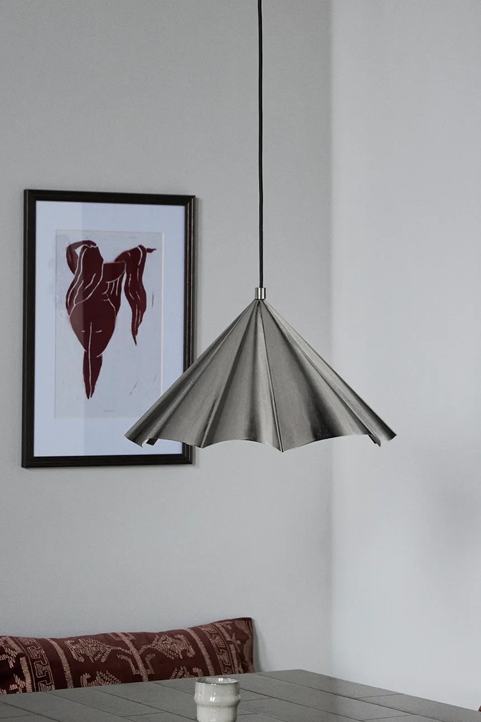 Lampa wisząca z żelaza 50 x 25 cm House Doctor 900002125 szary