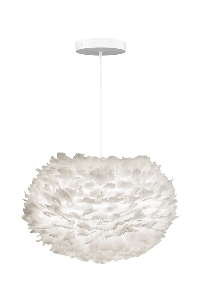 Umage Lampa wisząca z gęsich piór Eos biały 2010P4144