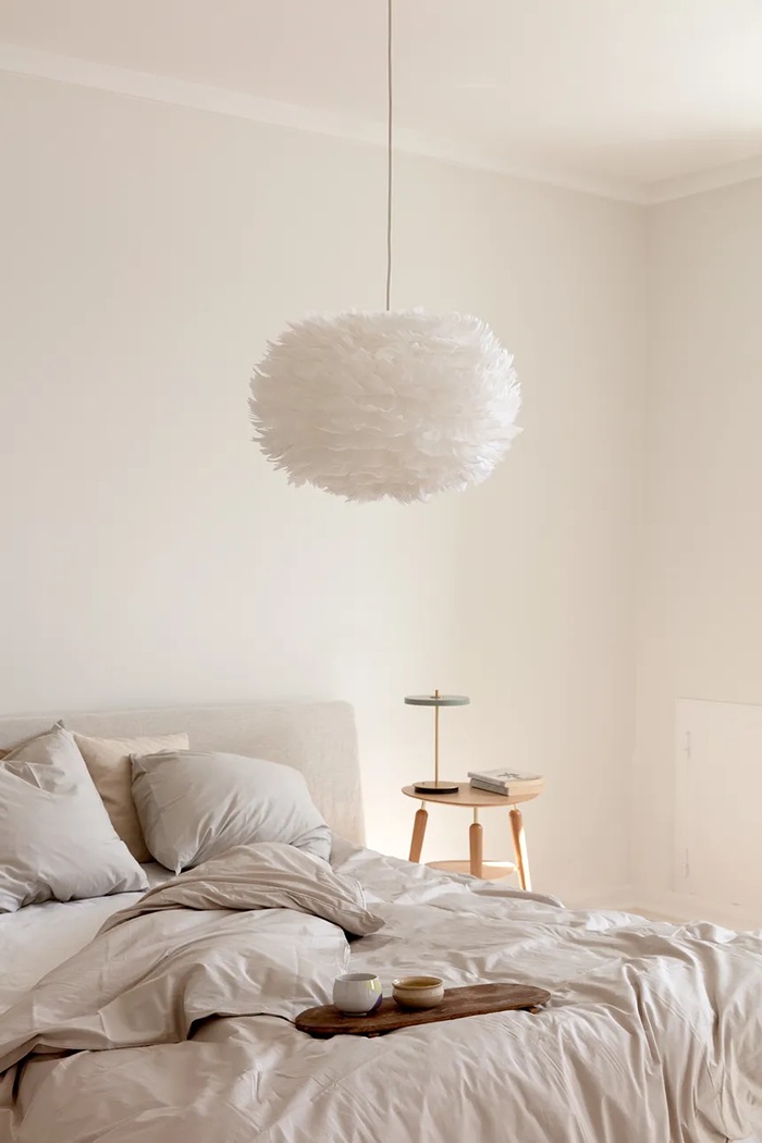 Umage Lampa wisząca z gęsich piór Eos 2010P4144 biały AA00