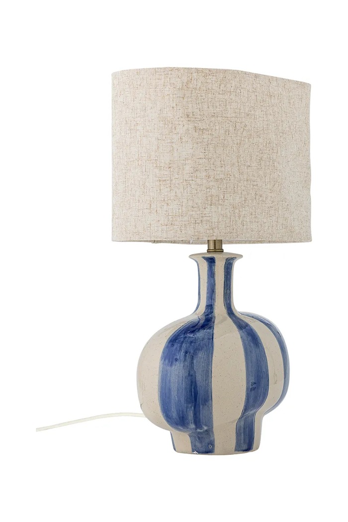Bloomingville Lampa stołowa z kamionki 33 x 46 x 19 cm 82069577 multicolor AA00