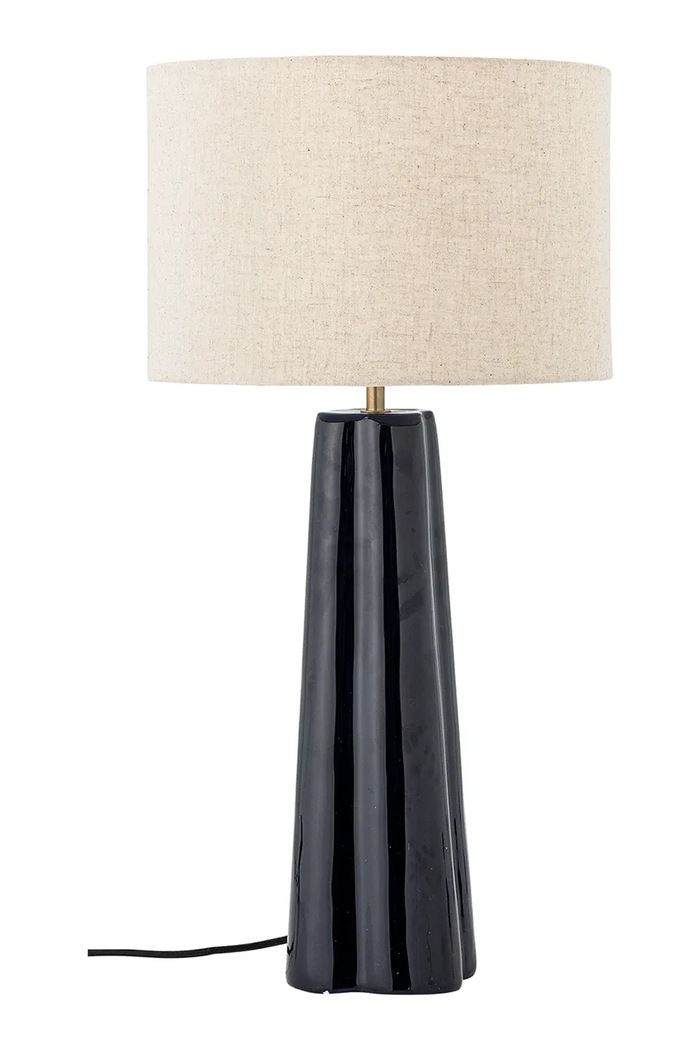 Bloomingville Lampa stołowa z aluminium 30 x 61 cm niebieski 82069381