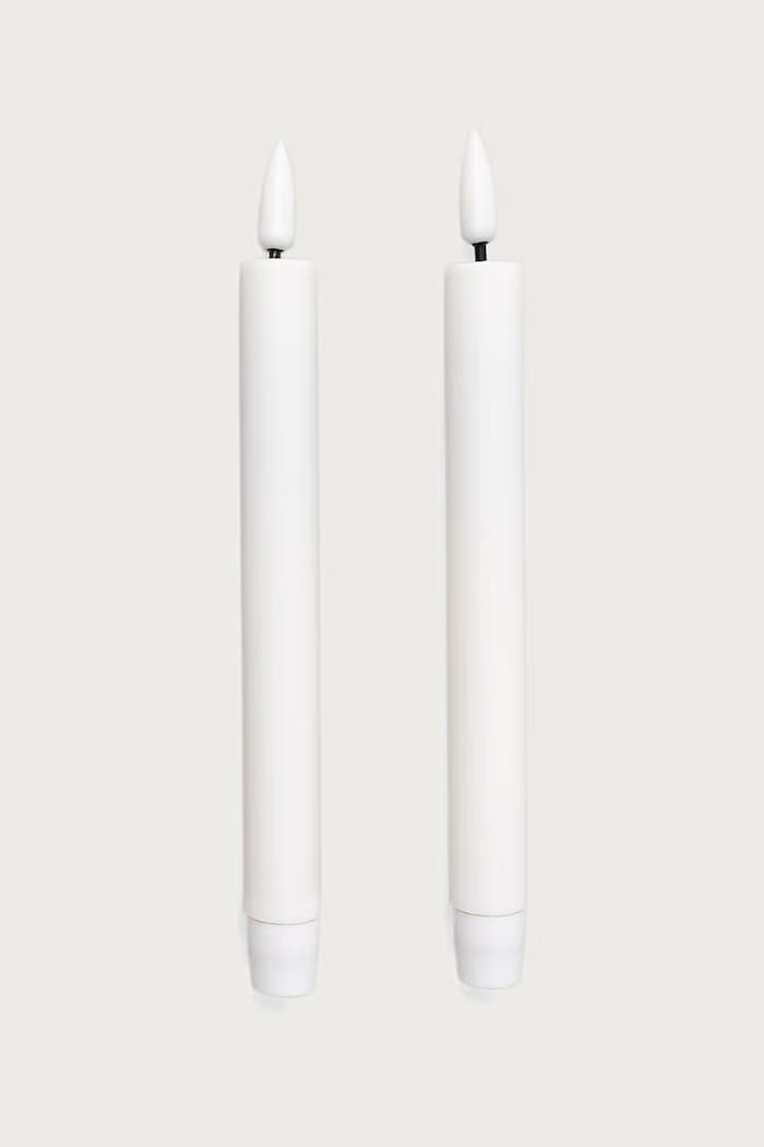 Deluxe Homeart Zestaw świec LED 17 cm biały RF.MK.0001