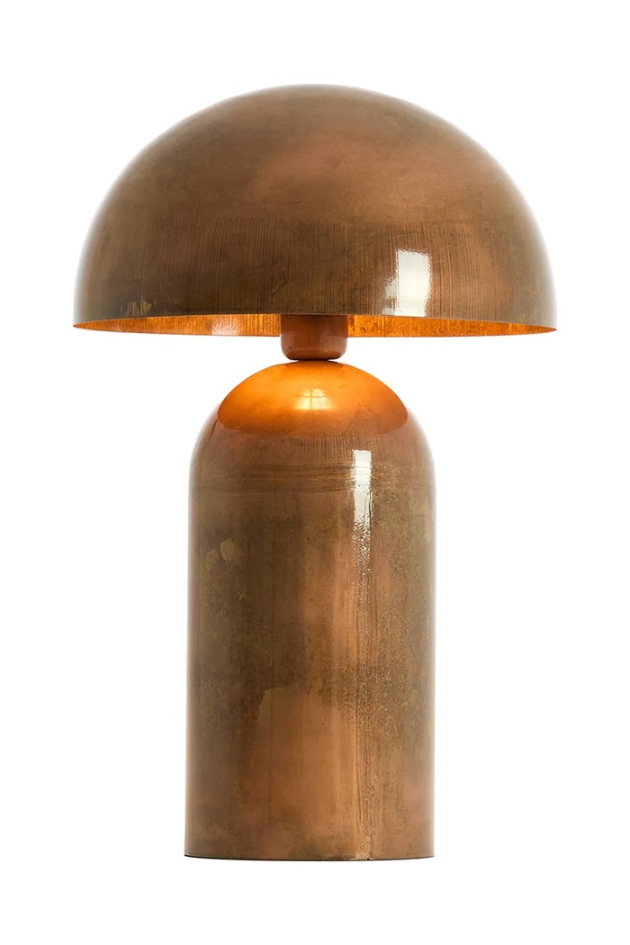 Light & Living lampa stołowa z metalu 31 x 48 cm 1895049 brązowy AA00