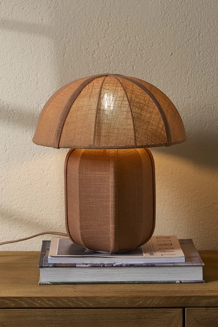 Riviera Maison Lampa stołowa z materiału tekstylnego 30 x 35 cm 593450 beżowy AA00