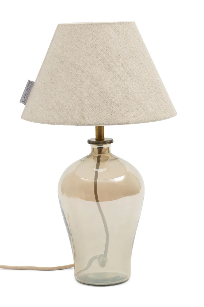 Riviera Maison lampa stołowa ze szkła 25 x 46 cm multicolor 584390