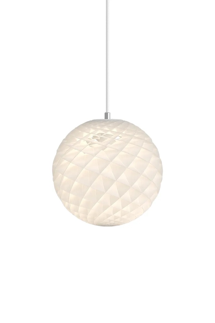 Louis Poulsen lampa wisząca z tworzywa sztucznego Patera 300 biały 5741104545