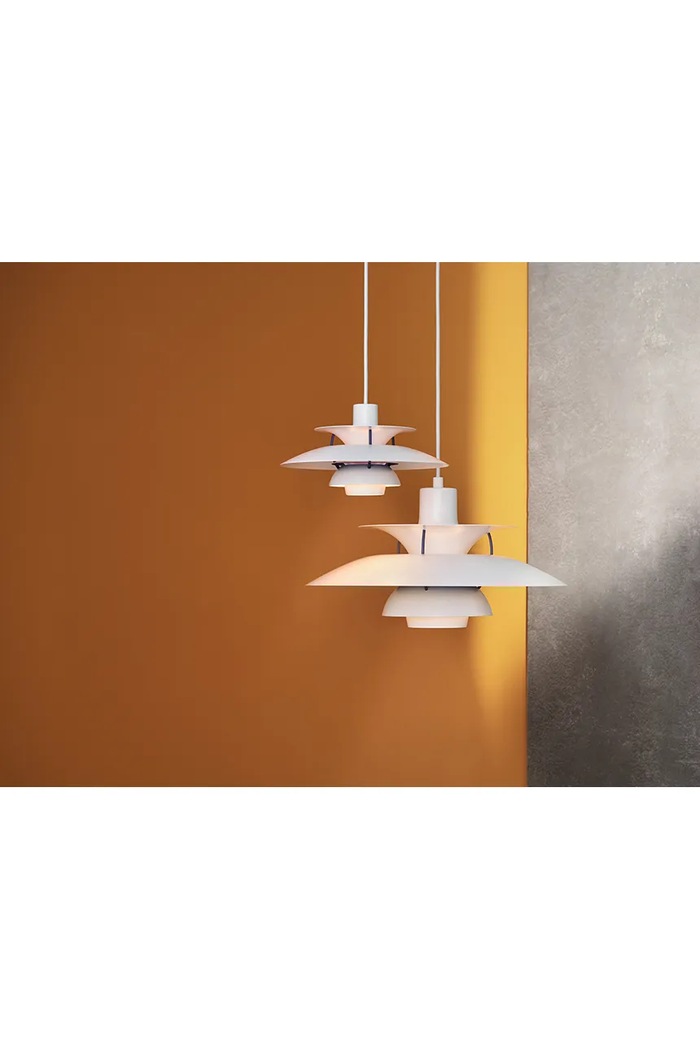 Louis Poulsen lampa wisząca z metalu PH 5 5741099870 biały AA00