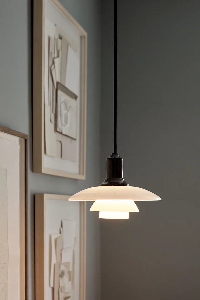 Louis Poulsen lampa wisząca ze szkła mlecznego PH 2/1 5741099252 biały AA00