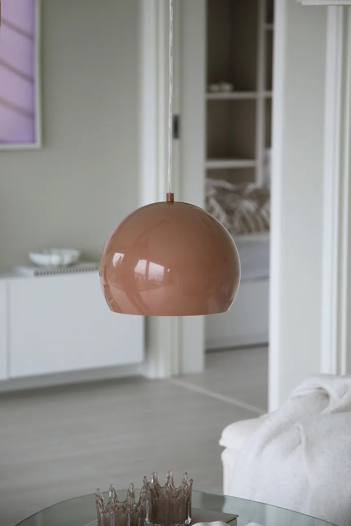 Markslöjd lampa wisząca z żelaza 24 x 28 x 28 cm 108987 czerwony AA00