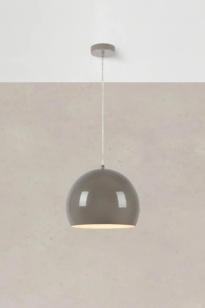 Markslöjd lampa wisząca z żelaza 24 x 28 x 28 cm szary 108986