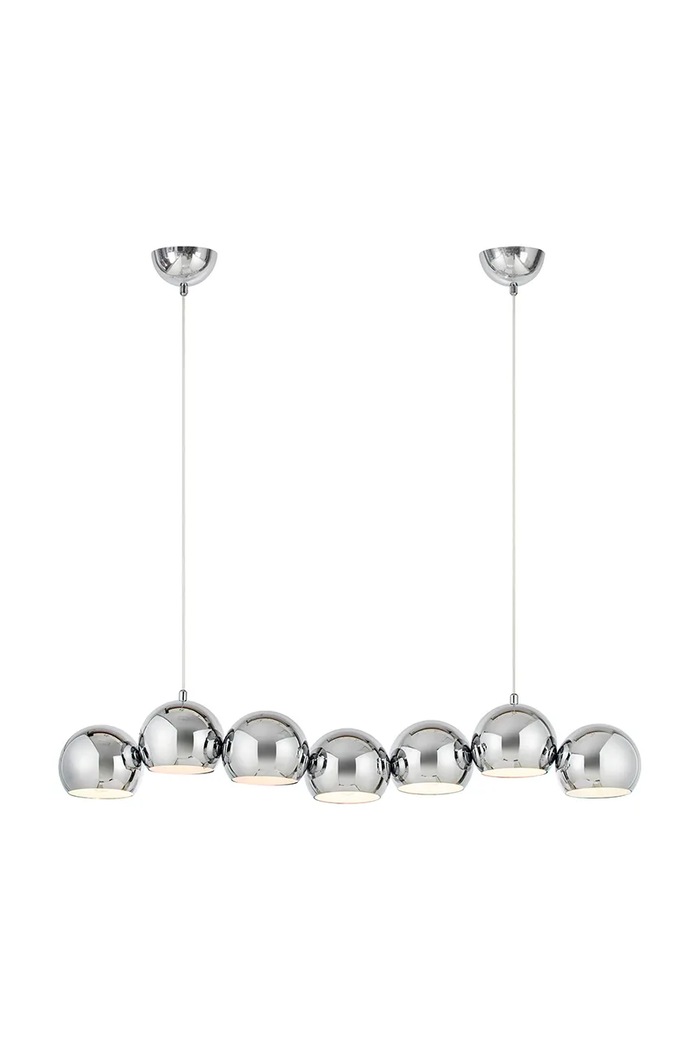 Markslöjd lampa wisząca z metalu 16,5 x 22,5 x 101 cm srebrny 109168