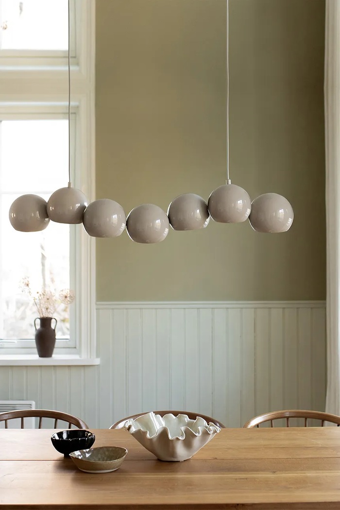 Markslöjd lampa wisząca z żelaza 16,5 x 22,5 x 101 cm 108914 beżowy AA00