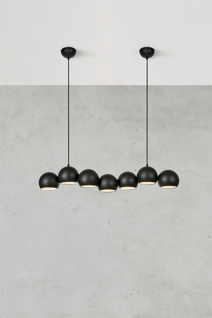 Markslöjd lampa wisząca z żelaza 16,5 x 22,5 x 101 cm 108860 czarny