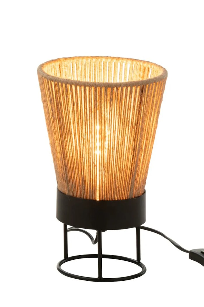 J-Line lampa stołowa z rattanu 18 x 28 cm 30957.. multicolor AA00