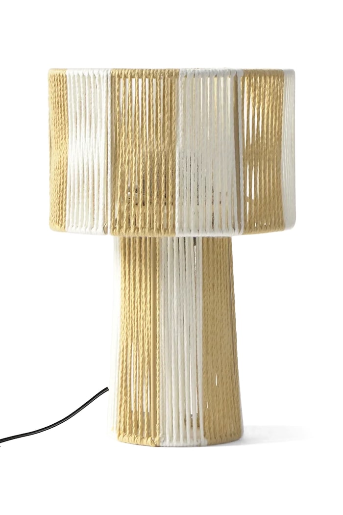 Calma House lampa stolná bavlnená 23 x 15 cm viacfarebná FARL2315BEI