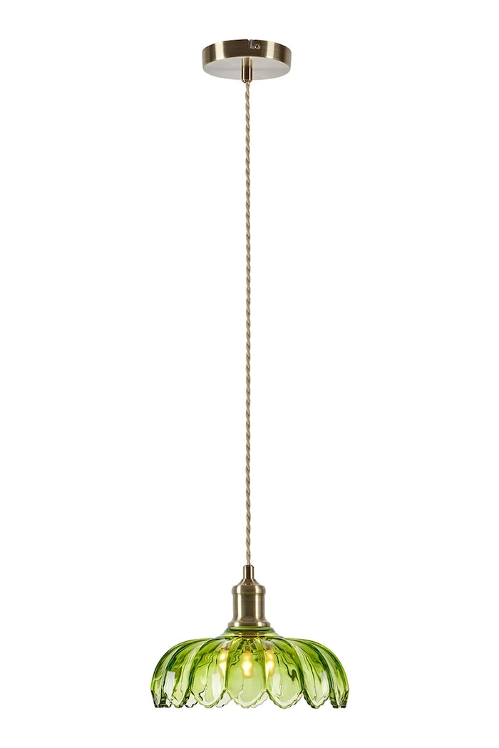 Markslöjd lampa wisząca ze szkła barwionego 18 x 26 x 26 cm zielony 109177
