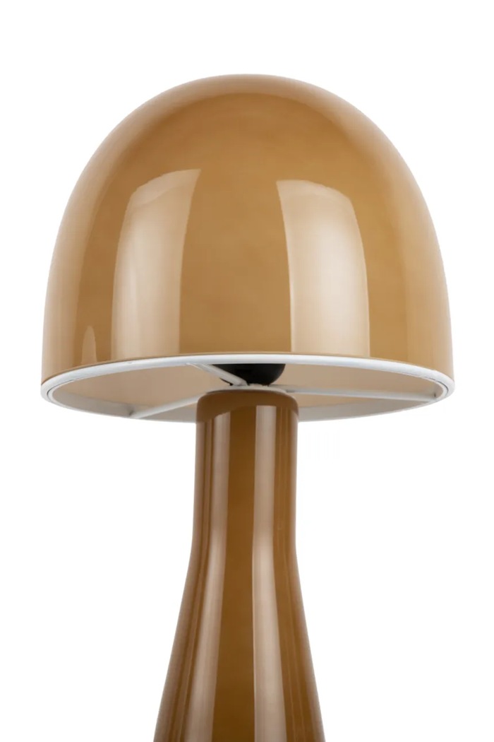Leitmotiv lampă de masă din sticlă colorată 45 x 20 cm LM2239YE bej AA00