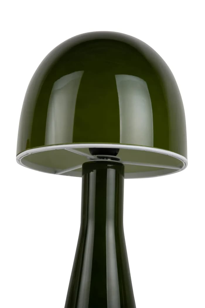 Leitmotiv lampa stołowa ze szkła barwionego 45 x 20 cm LM2239GR zielony AA00