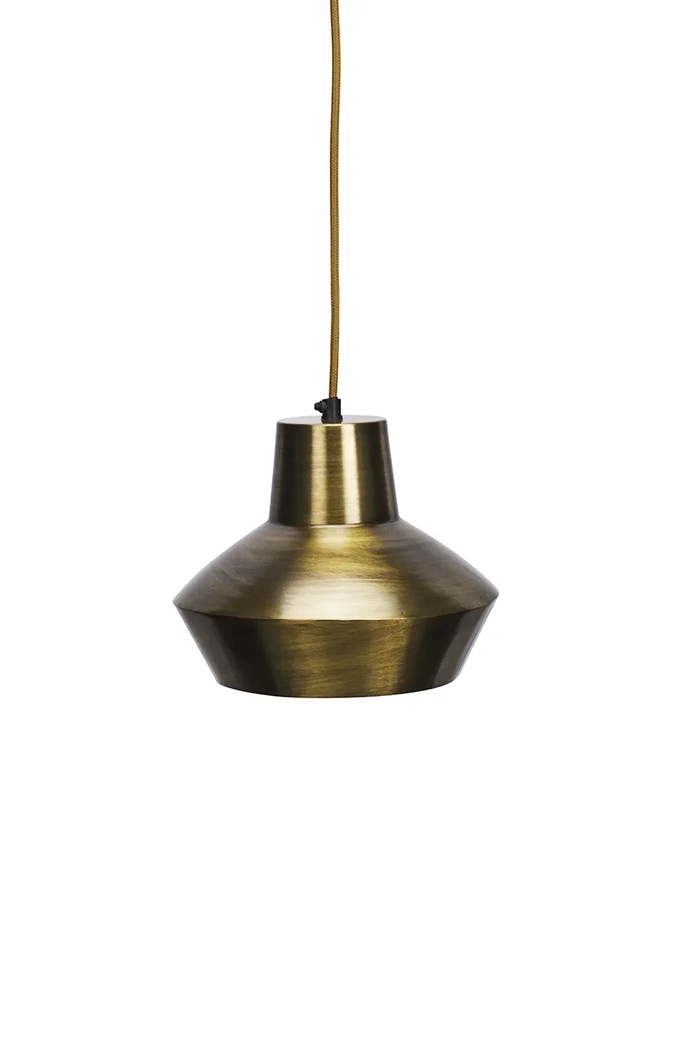 Madam Stoltz lampa wisząca z żelaza 22 x 19 cm żółty IML.247AB
