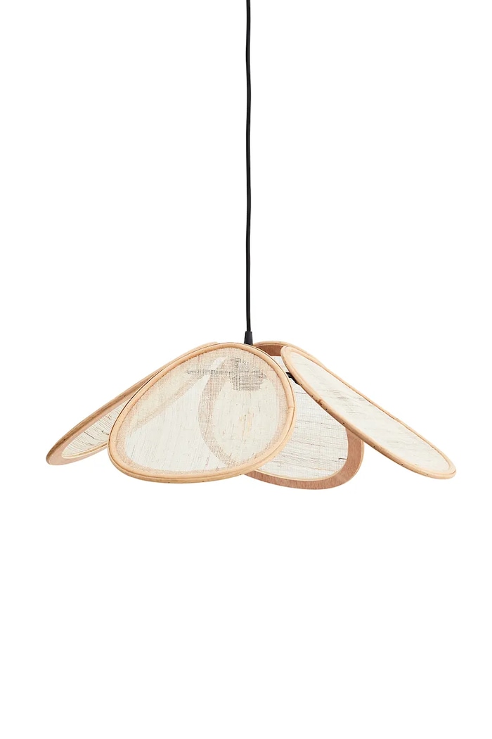 Madam Stoltz lampa závesná z ratanu 55 x 20 cm béžová 20Y1050L