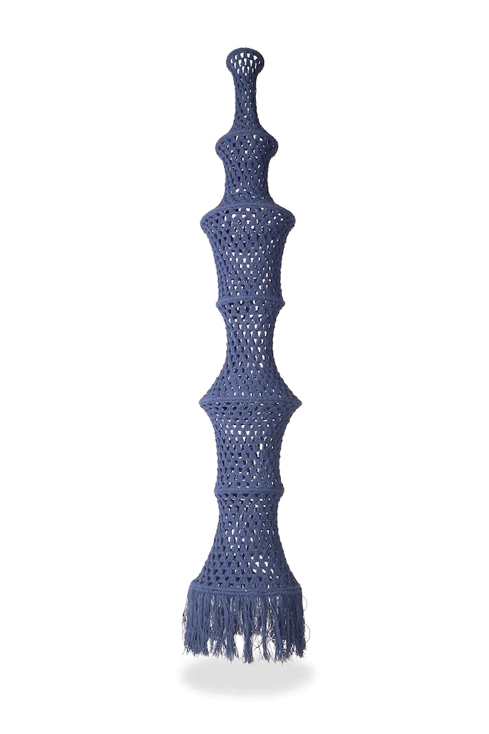 Calma House lámpabúra dekor pamut 30 x 180 cm sötétkék PLEKO.L30180.AZO