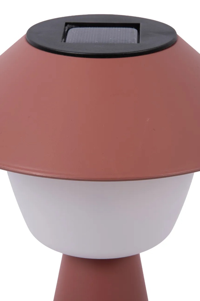 Leitmotiv lampa stołowa solarna z tworzywa sztucznego LM2289RD czerwony AA00
