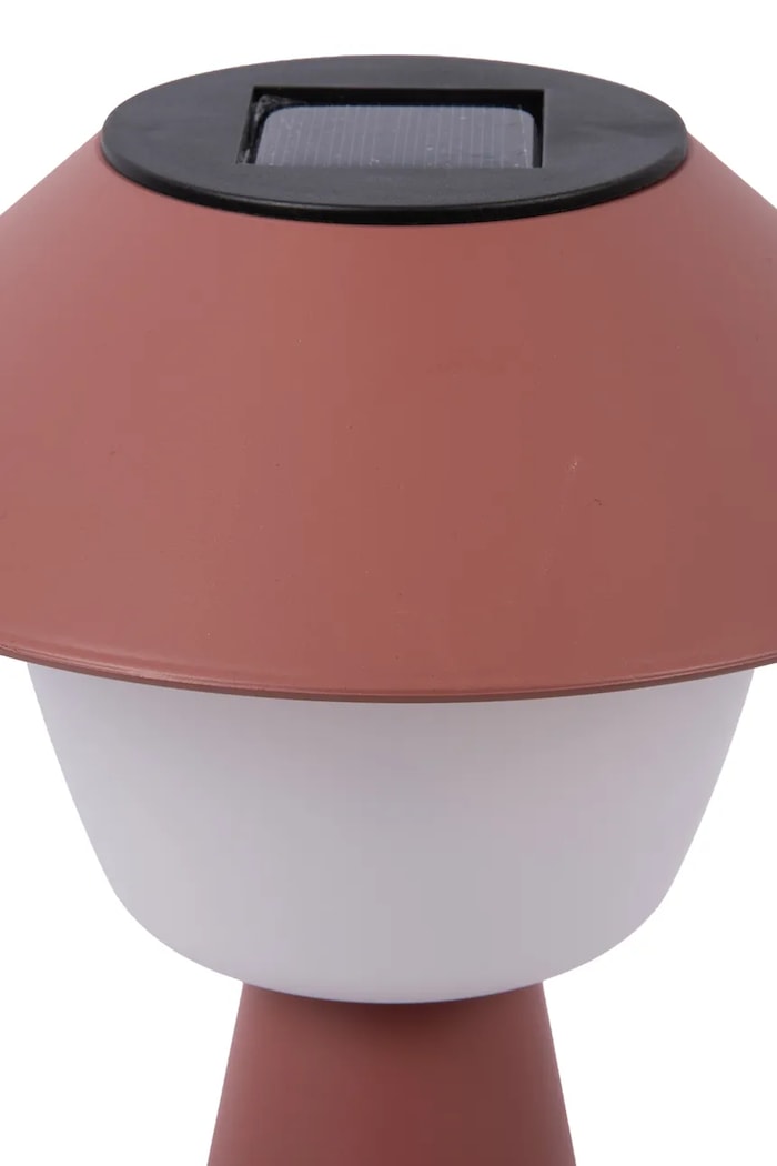 Leitmotiv lampa stołowa solarna z tworzywa sztucznego LM2289RD czerwony AA00