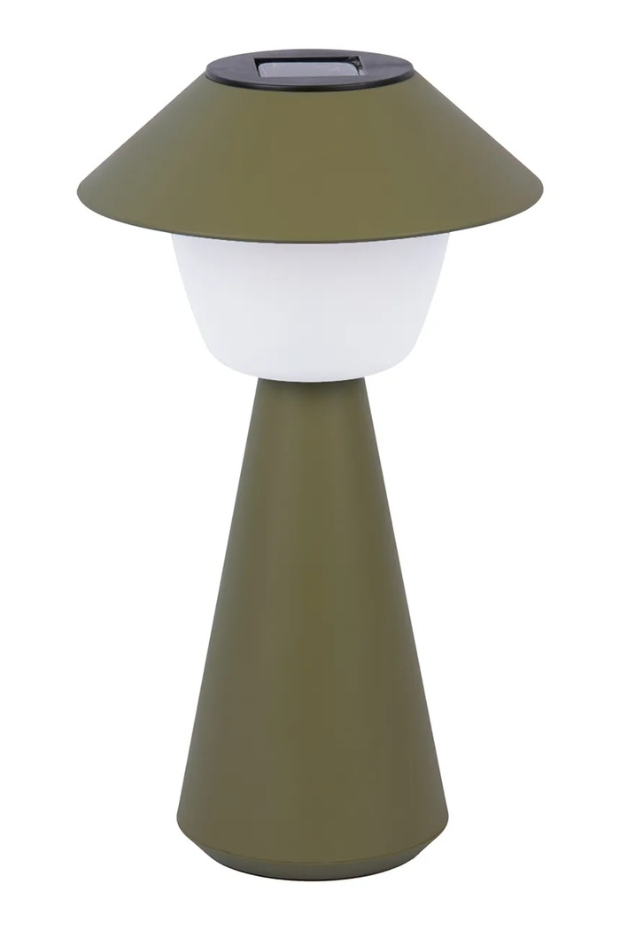 Leitmotiv lampă solară din plastic verde LM2289GR