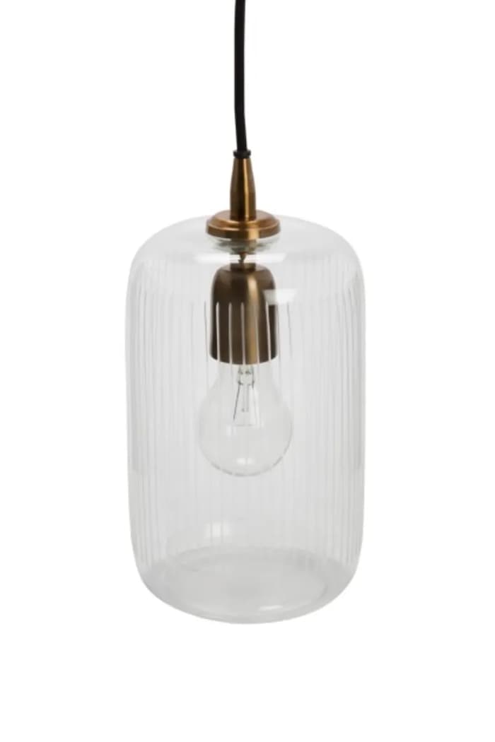 Au Maison lampă suspendată din sticlă 28 x 15 cm transparent 946.426.639.389