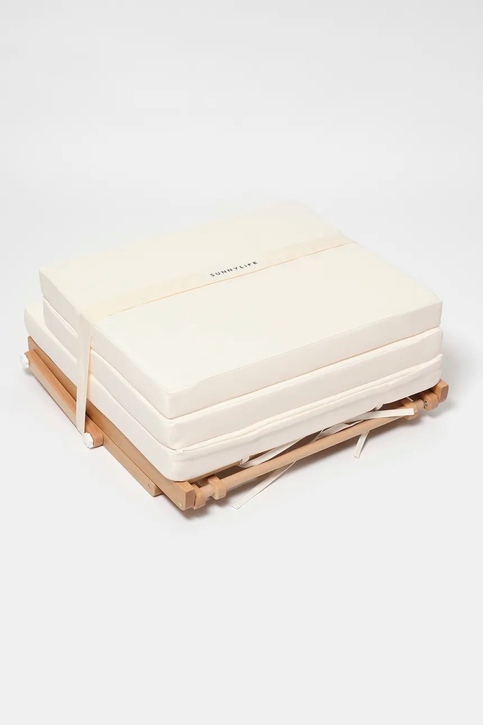 Plážové lehátko SunnyLife Casa Cream S51PHBCR
