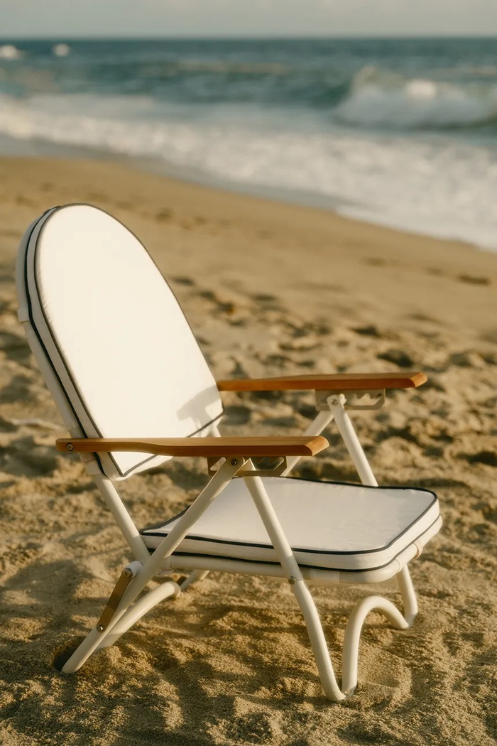 Plážové lehátko Business & Pleasure Co. Rive White BPC.P.RIV.WHT