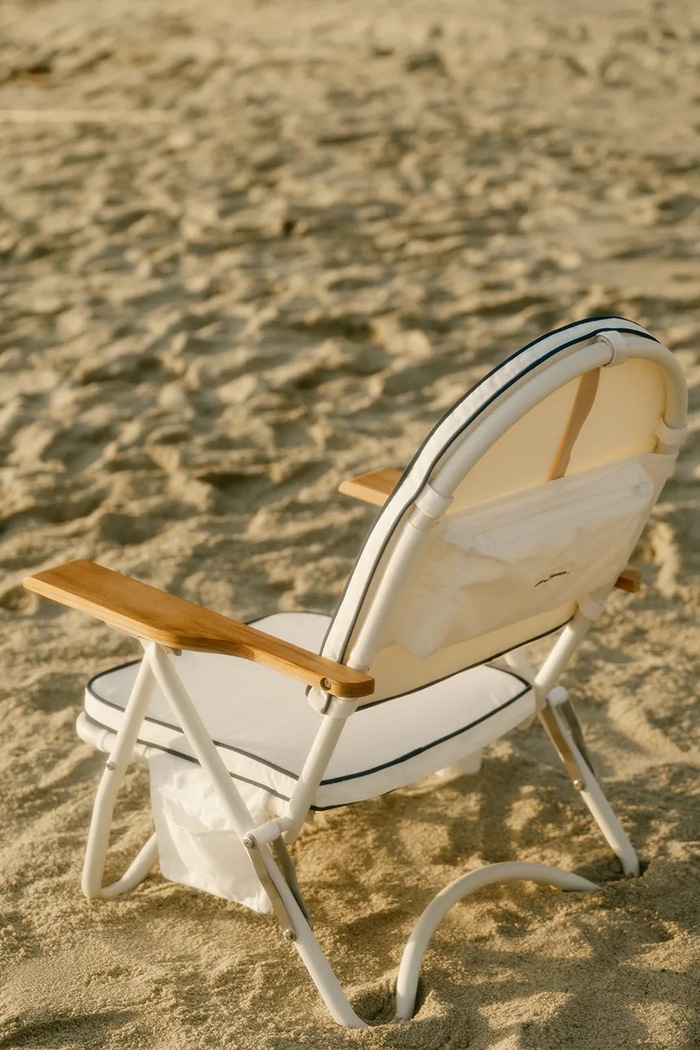Plážové lehátko Business & Pleasure Co. Rive White BPC.P.RIV.WHT